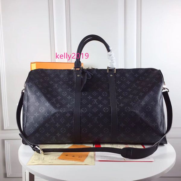 

5a l keepall классический большой емкости женщины дорожная сумка 45 см 50 см 55 см v мужчины плечо вещевой мешок нести багаж сумка m41418 m4