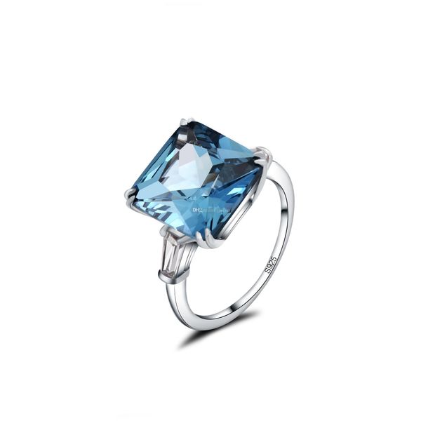 

diamond drill three generations ij color 3 carats platinum -plated sterling silver women wedding engagement ring blue white yellow black, Golden;silver