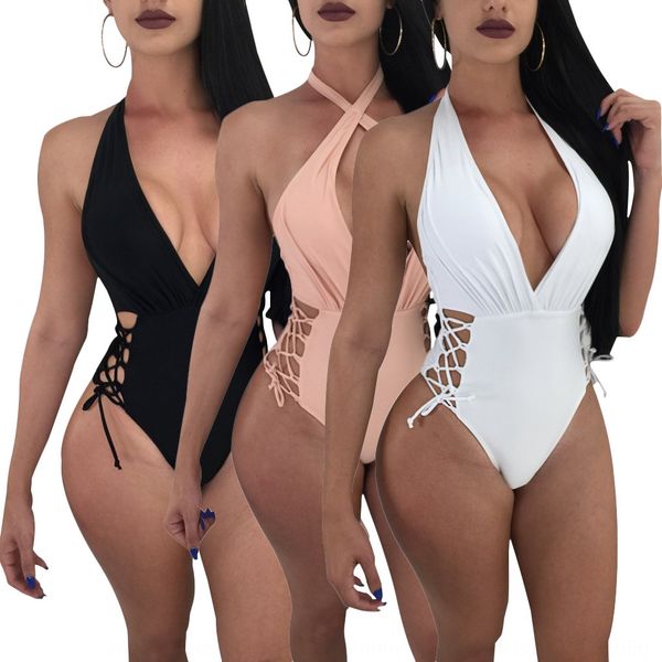 

ls6064 lanai hanging neck side tie ls6064 swimsuit bikini lanai hanging neck side tie swimsuit bikini, White;black