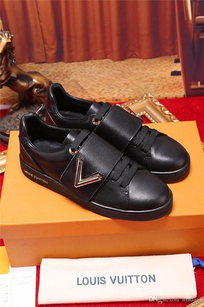 

21ss 2020 new classics skate boarding shoes men luxury shoes men sneakers soft breathable lace up green sport shoes men canvas flats madal, Black