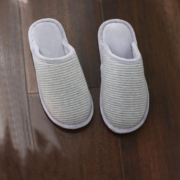 

striped printed warm winter fluffy men's platform shoes flock flats cotton indoor home bedroom man's slippers sapato masculino, Black