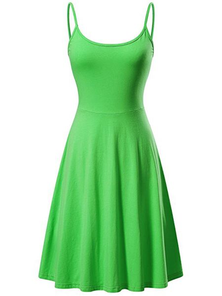 

платье sexy camisole талии сплошной цвет джокер платье, White;black