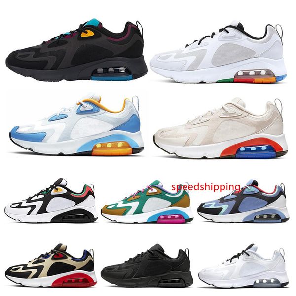 

men running shoes 200 vast grey white metallic silver team gold triple black mystic green mens sports sneakers 40-45