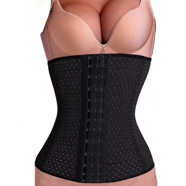 

women waist cincher slimming belt waist trainer corset for weight loss body shaper with modeling strap tummy control shaper, Black;white