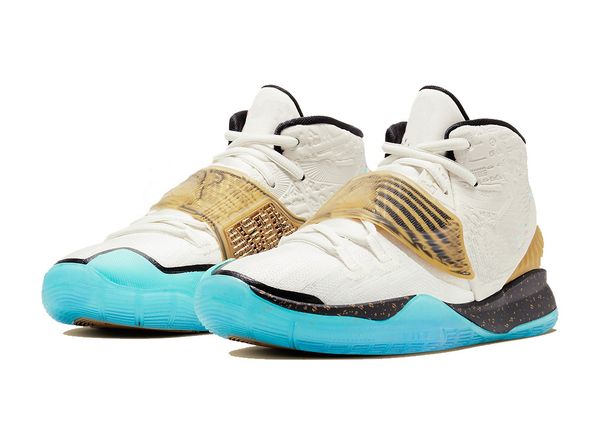 

kyrie 6 kids golden mummy sales with box new good boys men women basketball shoes store size36-46