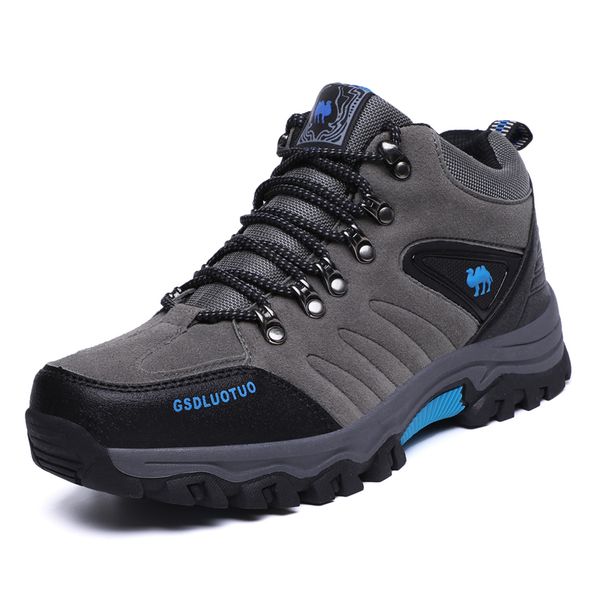 

sneakers hiking shoes men outdoor fishing trekking shoes waterproof tourism camping sports hunting leather boots