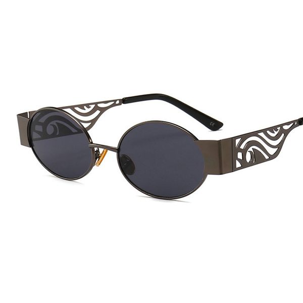 

iguetta brand designer steampunk women sunglasses fashion women 2019 metal glasses frame shades for luxury glasses gh-037, White;black
