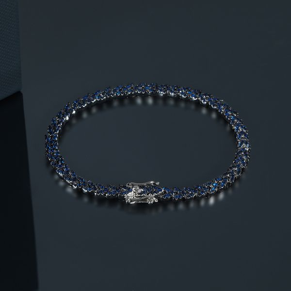 

apm 925 dark blue v-shaped bracelet bracelet european and american classic high-quality elegant girl jewelry accessories, Black