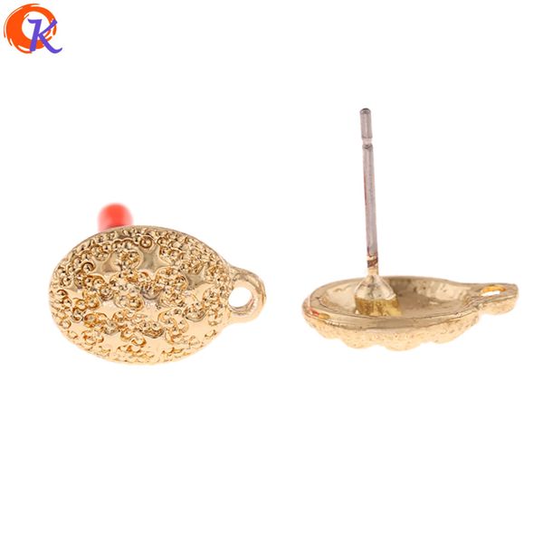 

cordial design 100pcs 9*13mm jewelry accessories/earring stud/oval shape/diy parts/earring making/hand made/earring findings, Blue;slivery