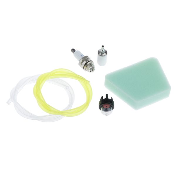 

air filter with fuel filter fuel line primer bulb spark plug tune up maintenance kit replacement for mcculloch 3200 3210 engine chainsaw