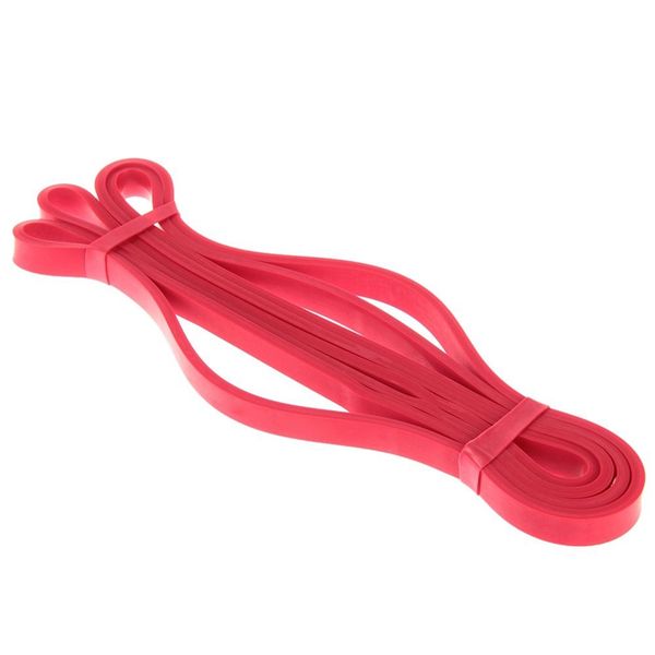 

resistance latex band body gym training powerlifting pull up red