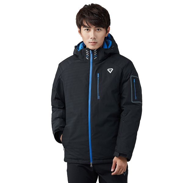 

men autumn and winter outdoor sports ski suit wind-resistant warm mountaineering raincoat jacket