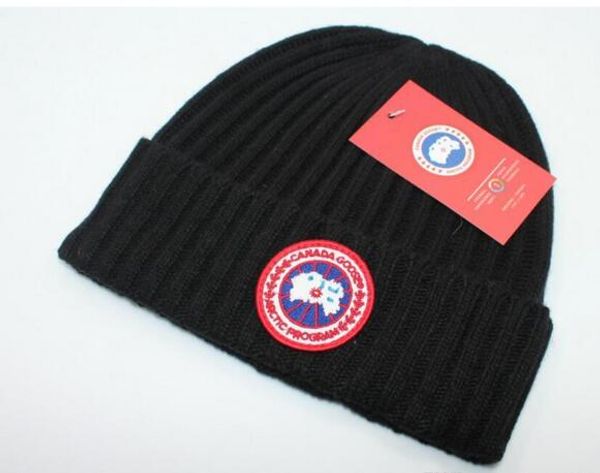 

Роскошный Зимний бренд CANADA мужчины шапочка Модельер Bonnet женщин на день Святого Валентина подарок Повседневная вязание черепа шапки для волос мяч на открытом воздухе шляпы