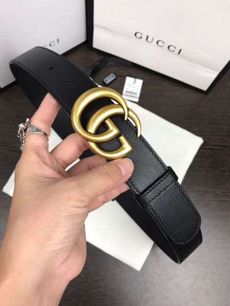

2019 ale new mens womens black belt genuine leather business belts pure color belt snake pattern buckle belt for gift, Black;brown