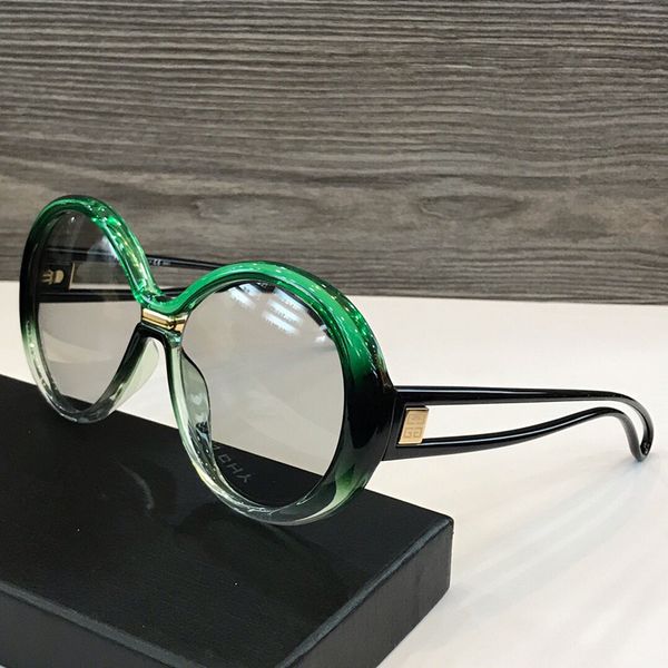 

new fashion women designer sunglasses 7105 round frame soft legs simple stitching color style glasses uv400 protection eyewear, White;black