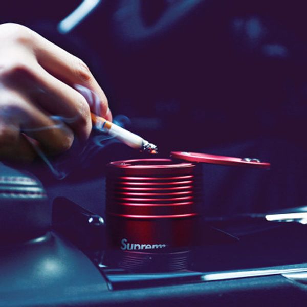 

2019 new materials high flame retardant car high temperature led ashtray automotive interior supplies for other cars