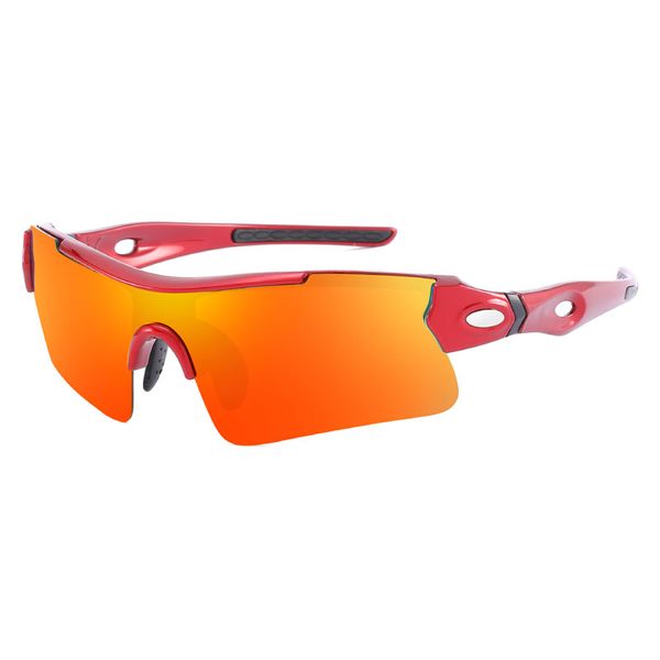 

new high-end men's sports glasses fashion box sunglasses women's glasses sports outdoor riding sunglasses 4 color send box ing, White;black