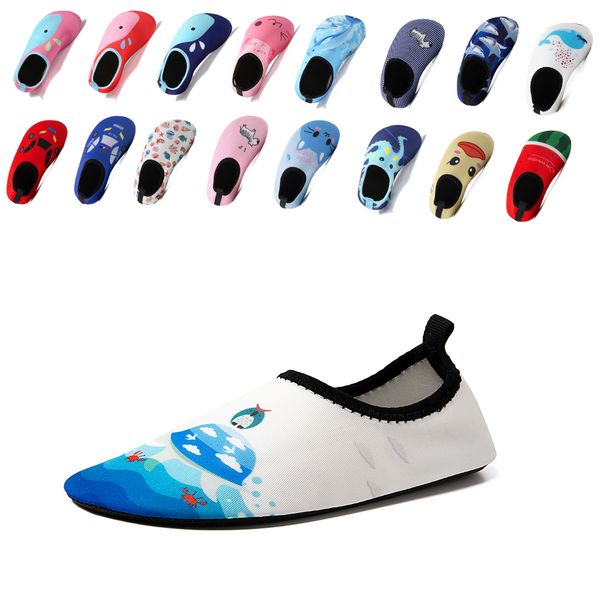 

kids water shoes boys girls swimming shoes cute toddler barefoot 2019 new aqua sock for beach pool surfing walking unisex