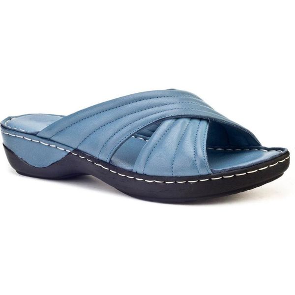 

cabani comfort daily women slippers blue leather cabani, Black