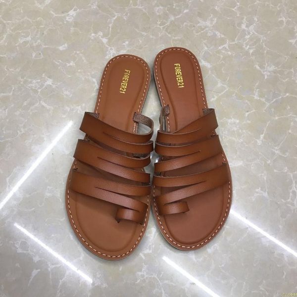 

genuine leather women slippers flats wedges slippers summer shoes women casual leather handmade slipper lady, Black