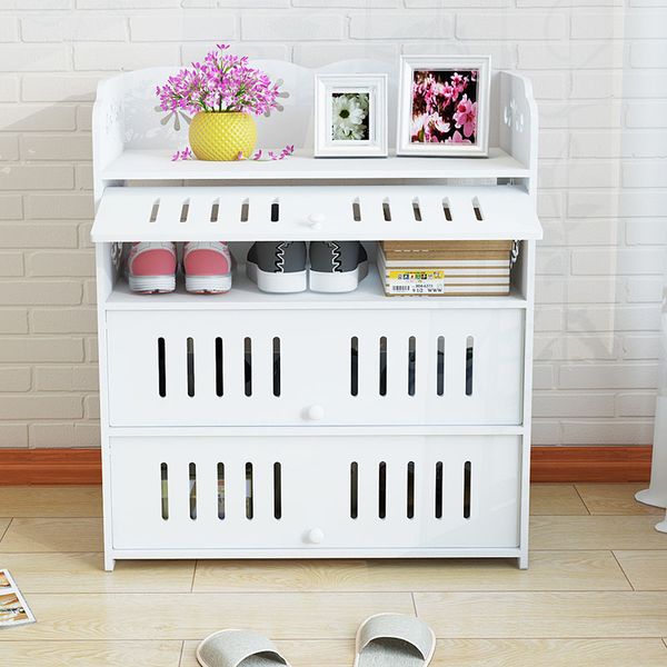 

modern european shoe rack simple multi-layer dust-proof shoe cabinet large capacity shoes storage shelf organizer for shoes