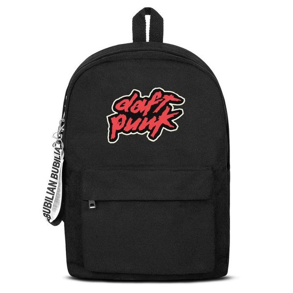 

классический ненормального панк логотип canvas backpack basic учиться в россии многоразовый школа студент спортивный рюкзак шлет daft punk л