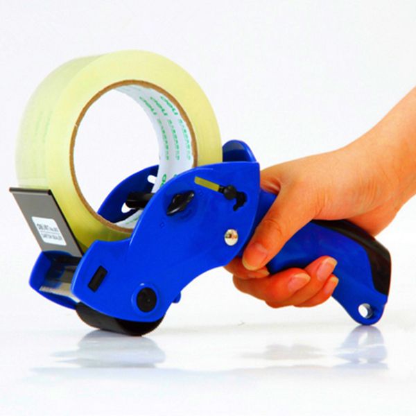 

deli sealing packer tape dispenser capable 6cm width sealing tape holder with cutter manual packing machine papelaria