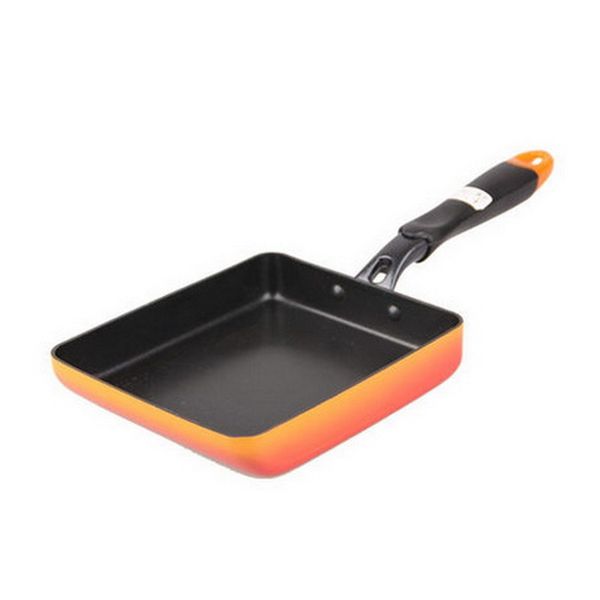 

japanese no smoke non-stick frying pan square thick egg burning pot home egg roll pot mini pancake pans other bakeware