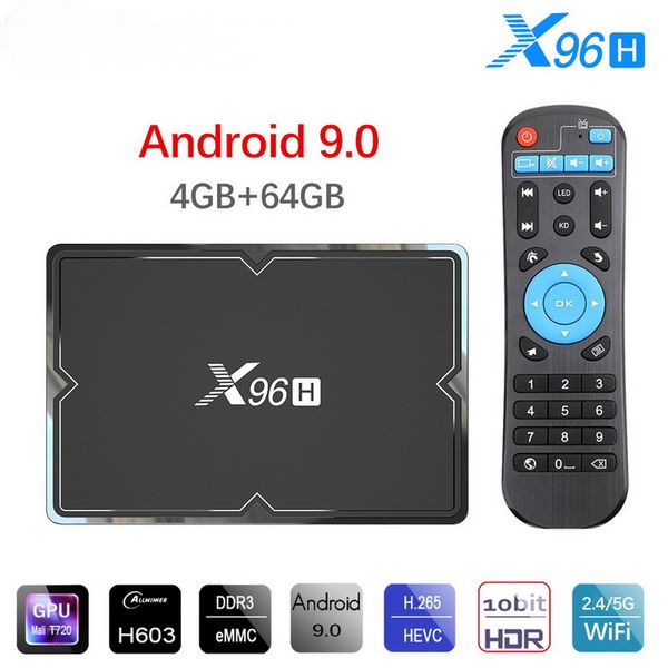 

x96h android 9.0 tv box 4gb 64gb h603 quad core 6k 2.4g 5g dual wifi bt4.1 google player set box x96 h 4gb 32gb tx6