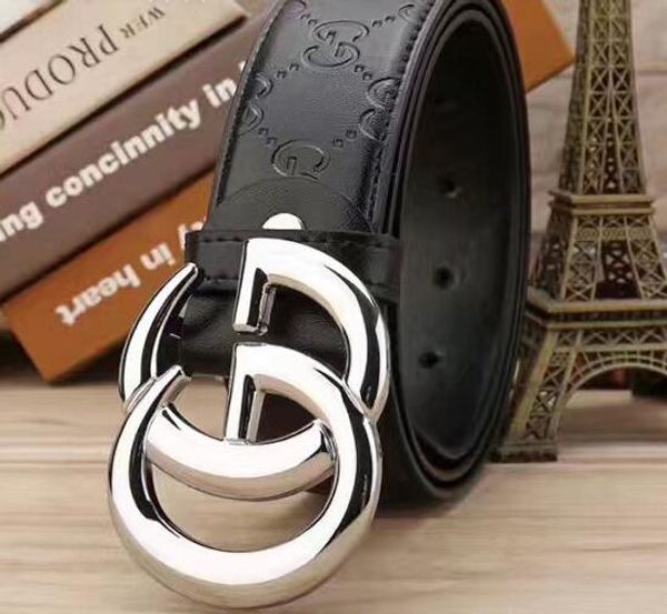 

selling new men womens black w6 gucci s genuine leather letter belts brass belt for gift seller including box s3, Black;brown