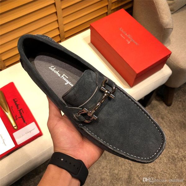 

19fw мужчины бизнес платье обувь luxury brands модельеры мокасины дышащий flats мужчины зал свадьба обувь большой размер 46 lisy1, Black