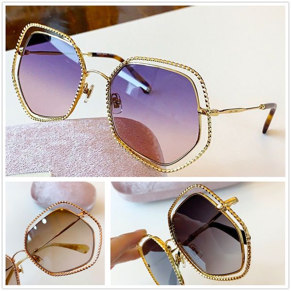 

новые лучшие моды для женщин роскошные cолнцезащитные очки дважды border polygon модные женские солнцезащитные очки анти refelction uv400 mu, White;black