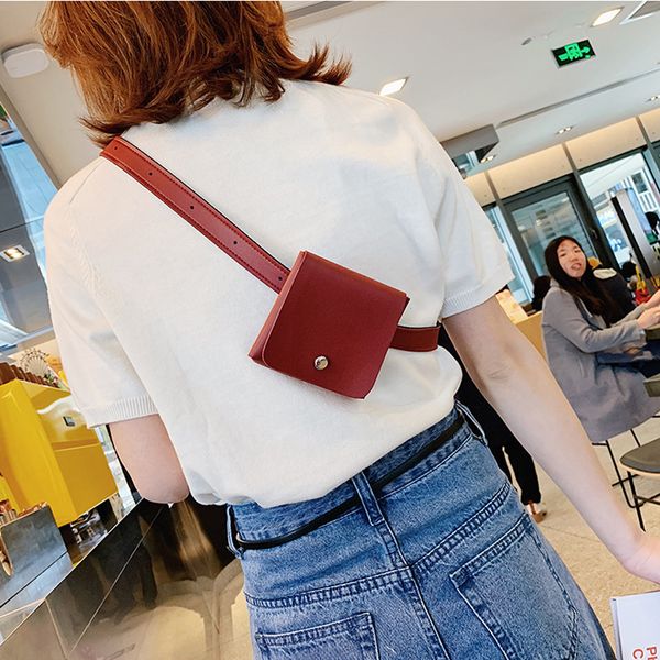 

fashion waist fanny pack belt bags pouch travel hip bum bag women mini purse hot