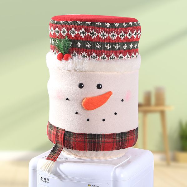 

xmas dust cover water bucket dispenser container bottle purifier hat navidad christmas decoration for home natal new year noel
