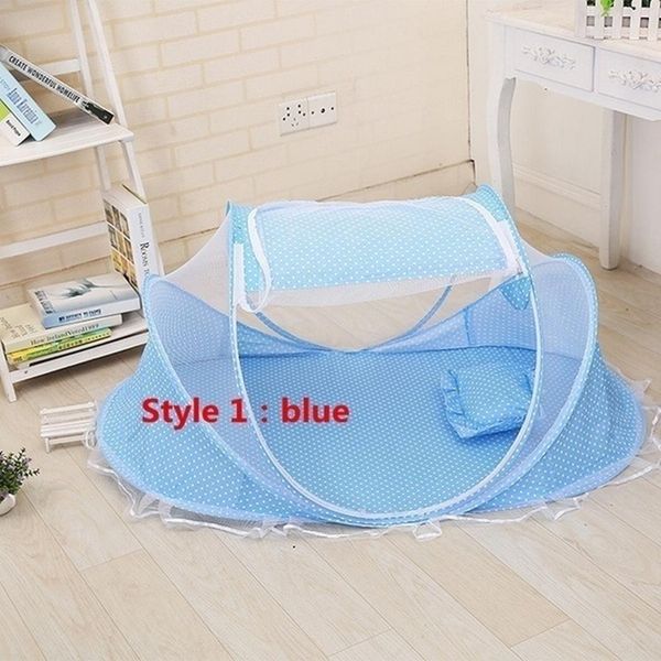 

portable folding solid zipper closure home baby mosquito net set