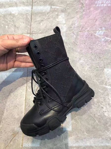 

kid snow boot black baby boy fashion shoes toddlers with fur kid winter boot shoes brown baby girl fur boot for kid girl eu 26-37 with box, Black;grey