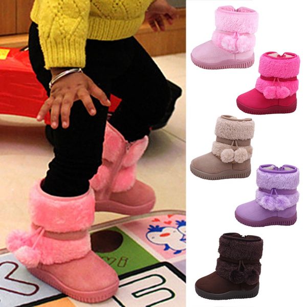 

winter plus velvet soft sole crib booties outdoors infant shoes soft bottom non-slip warm snow boots baby shoes, Black;grey