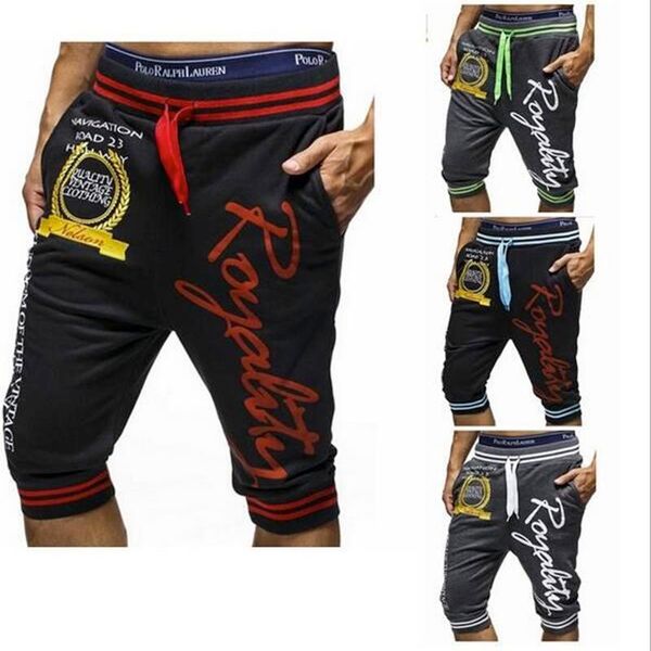 

drop shipping мужская повседневная досуг письмо печати печатных шорты menmasculina de marca шорты мужчины boardshorts короткие брюки мужчины, White;black
