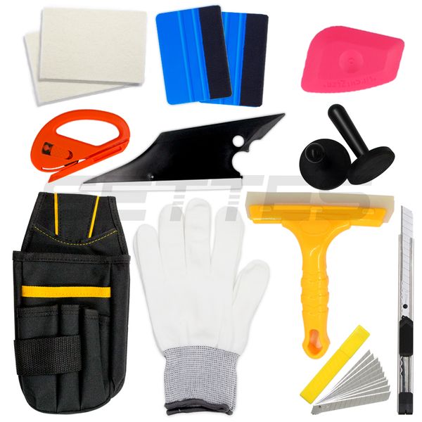 

car body vinyl window tint film stickers wrapping application installation tools
