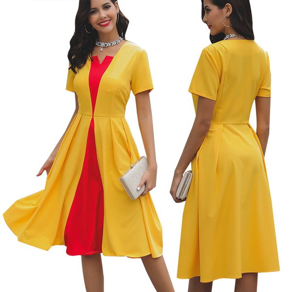 

fashion women's casual dresses elegant short-sleeved skirts casual evening party dress nightclub women's, Black;gray