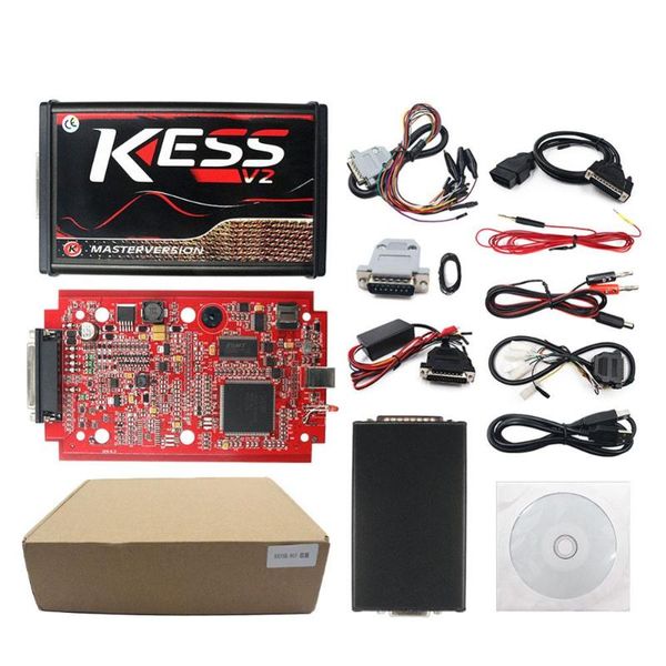 

kess ktag v2 v5.017 obd2 + ktag v7.020 красный ecu pcb программирование диспетчера инструмента kess ksuite v2.47 obd2 auto tuning kit