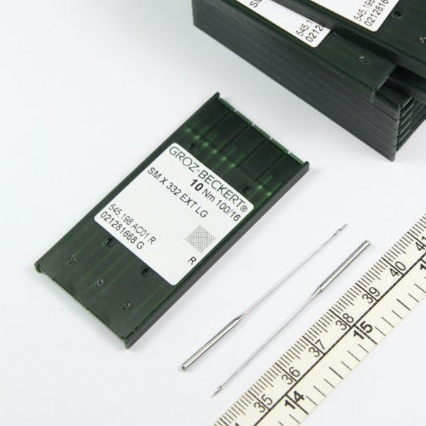 

оригинальная игла groz-becket smx332 ext lg для швейной машины, Black