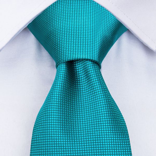 

dibangu men ties novelty mens neck 100% silk tie turquoise blue neckties cravat fashion solid color for wedding business mj-221, Blue;purple