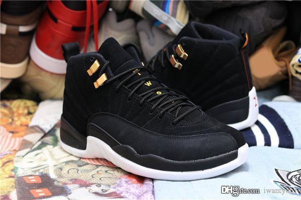 

аутентичная обувь воздух 12 обратного такси man basketball game royal black white real carbon fiber 130690-017 кроссовок спорт с оригинальны