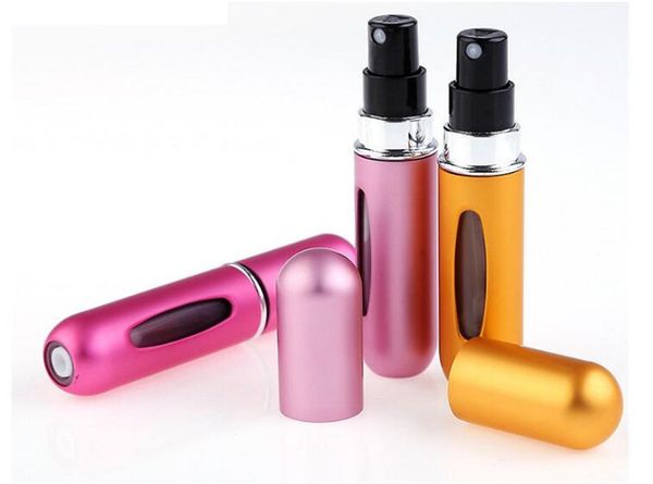

Fragrance 5ml portable mini refillable perfume bottle with pray cent pump empty co metic container pray atomizer bottle for travel