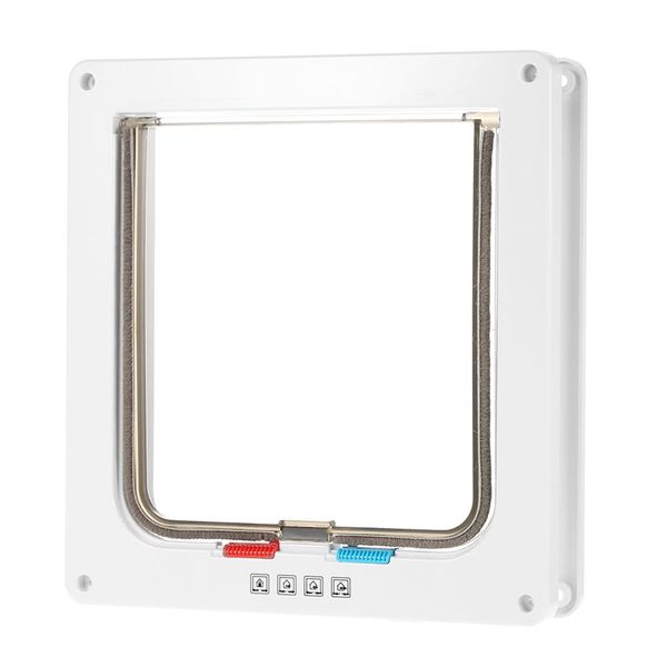 

controllable access openings 4-way locking indoor/outdoor pet door kit dog sliding cat door grass for sliding doors
