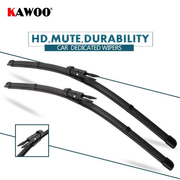 

kawoo 2pcs car wiper blade 26"+16" for corsa d, (2006-) auto soft rubber windcreen wipers blades car accessories styling