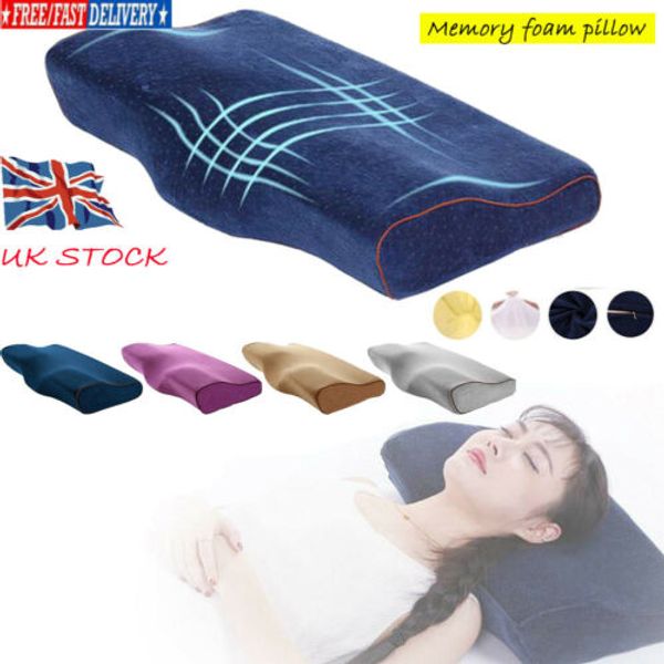 

good quality contour memory foam pillow neck back support orthopaedic firm head my pillows