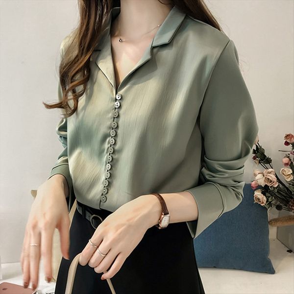 

women's long sleeve 2020 t- base autumn fashion loose versatile t-shirt base small shirt temperament top, White