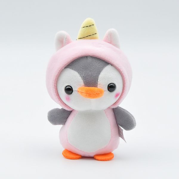 

cute penguin plush toy animal penguin cosplay unicorn bee frog dinosaur stuffed doll small pendant keychain gift